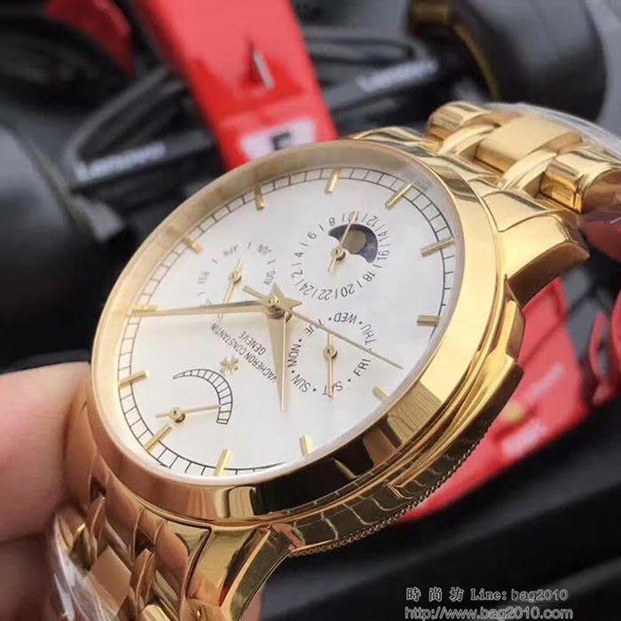 江詩丹頓 Vacheron Constantin F1精品 2019新款 進口9100多功能機芯 超強防水 高檔男士腕表  wssb4300
